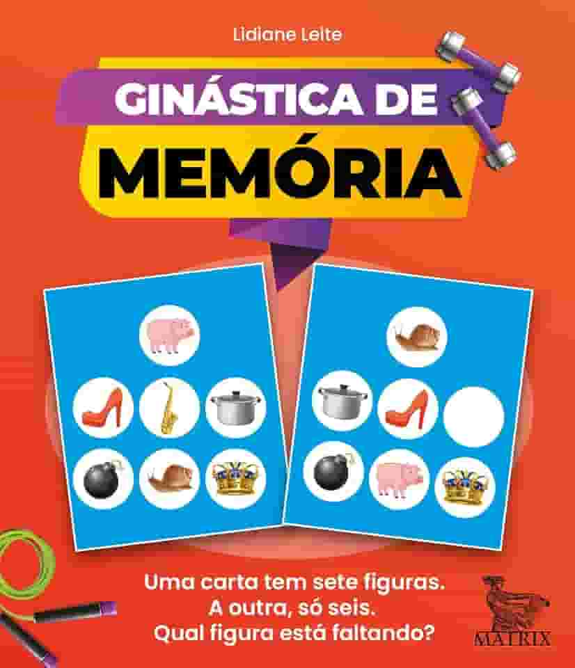 Ginástica de memória: Uma carta tem sete figuras. A outra só seis. Qual figura está faltando?
