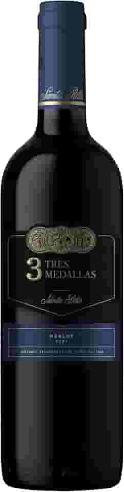 VINHO 3 MEDALLAS MERLOT 750ml