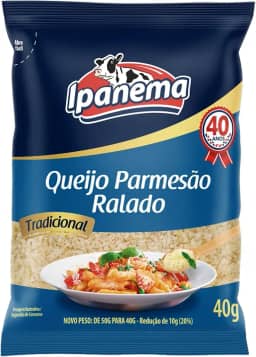 Ipanema - Queijo Parmesão Ralado Fino 40g