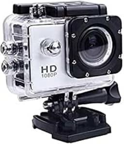 Câmera Esportiva 4K Ultra HD Wifi, À Prova D'Água até 30 Metros, Tela LCD, Ideal para Esportes Radicais (Cinza)