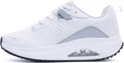 Tênis feminino de caminhada para fascite plantar suporte de arco ortopédico tênis antiderrapante moderno para alívio da dor nos pés e calcanhares o dia todo em pé EUA 5,5-11