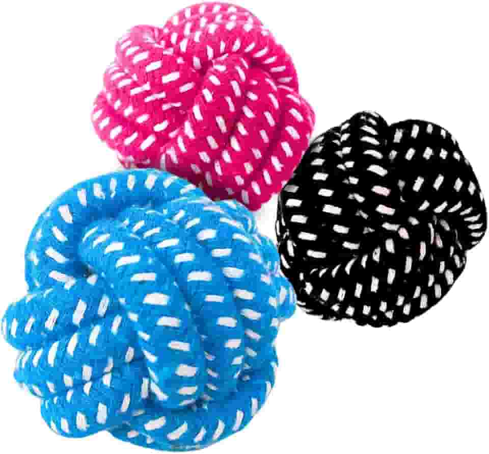Chalesco Brinquedo de Corda Rope Ball para Cães (Cor Sortida)