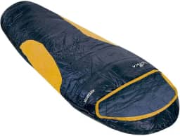 ntk, Saco de Dormir Tipo Sarcófago Antartik, com Faixa de Temperatura entre -7°C à 3°C, com Capuz Curvo e Bolsa de Compactadora, Preto com Laranja