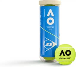 Dunlop Bola de tênis aberta australiana - para areia, quadra dura e grama