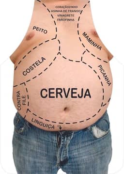 Avental Divertido Homem Engraçado Borat