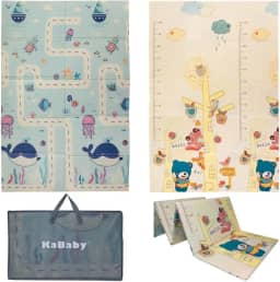 Tapete Infantil De Atividades Tatame Emborrachado Dobrável Dupla Face - Kababy