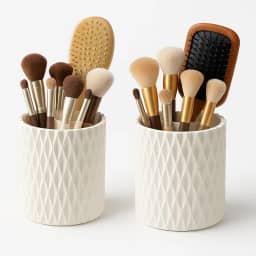 Porta Pincel Maquiagem, com 5 Compartimentos – Prático e Minimalista Organizador de Pincéis de Maquiagem