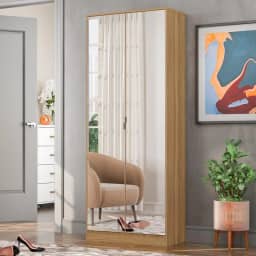 Sapateira com Espelho 02 Portas 01 Gaveta Grife Demóbile Amendola