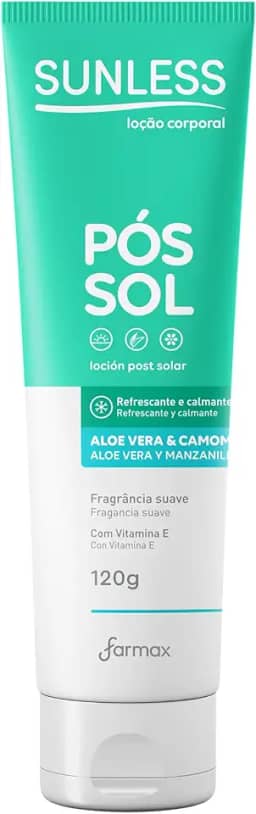 Farmax - Pos Sol Sunless Farmax 120G Aloe Vera E Camomila