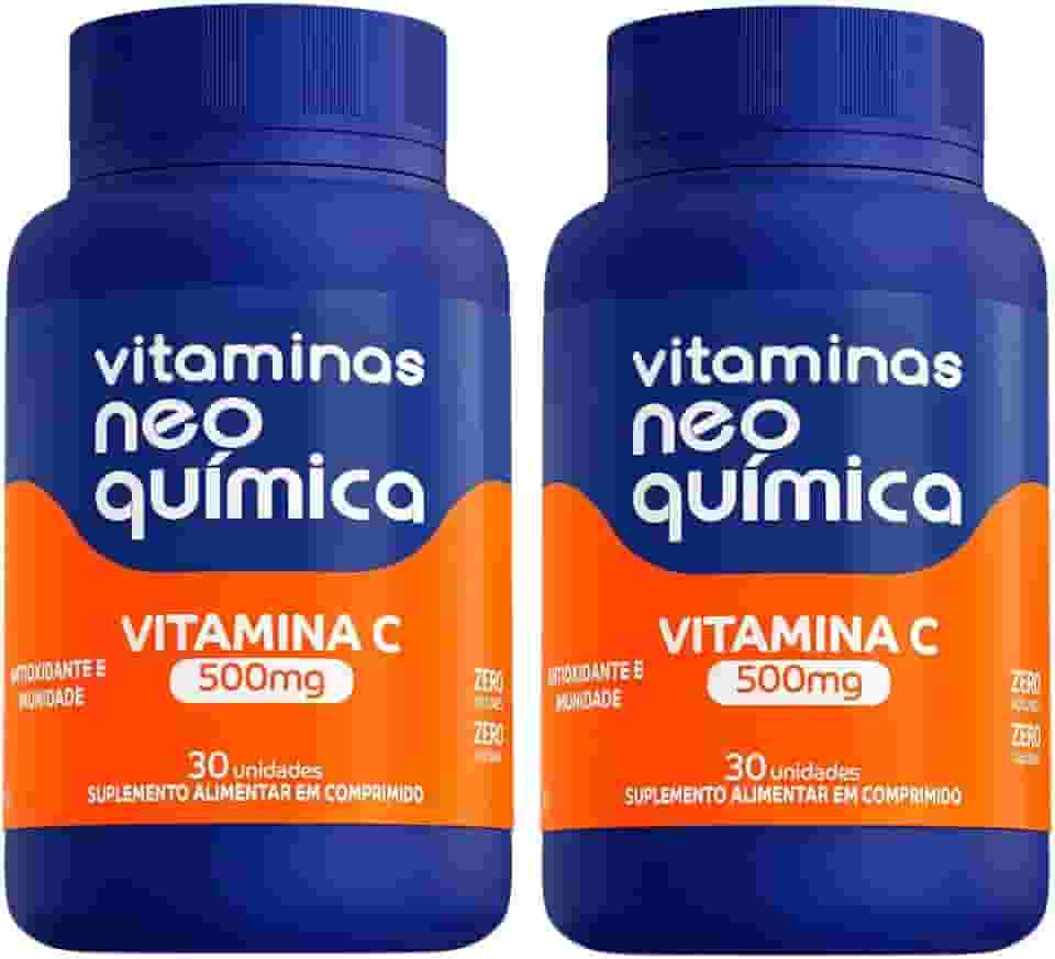 Kit 2 Vitamina C 500mg 30 Cápsulas - Neo Química