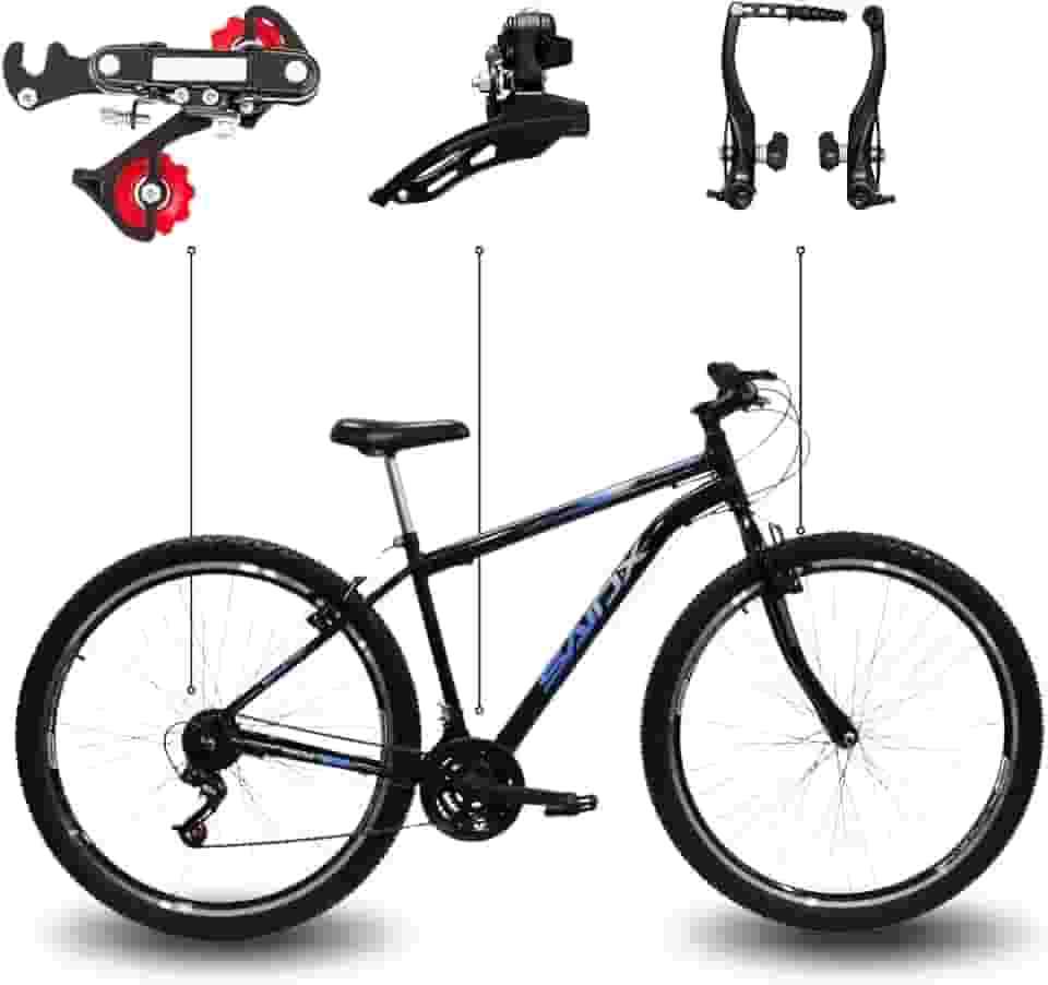 Bicicleta Aro 29 Bike Saidx Premium 21 Vel Quadro de Aço Carbono