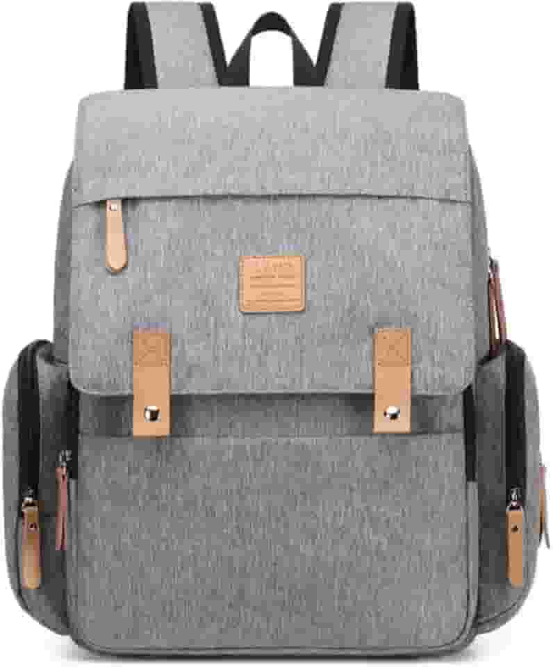 Bolsa Maternity Land modelo LUXURY Premium Cinza Versão Atualizada