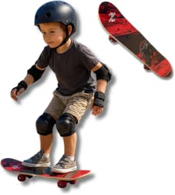 Mini Skate Estampado Infantil Cores Sortidas, Para Iniciantes, Leve e Compacto Presente