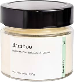 MINERVA - Vela Aromatica Perfumada Casa Limpa Bambu Bamboo - 150g