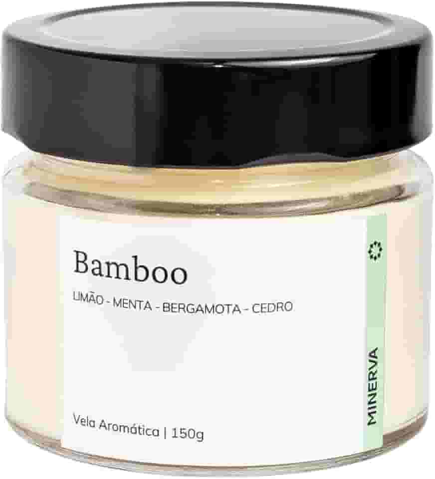 MINERVA - Vela Aromatica Perfumada Casa Limpa Bambu Bamboo - 150g