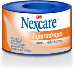 Nexcare, 3M, Esparadrapo Impermeável, Bege, 25mm x 3m