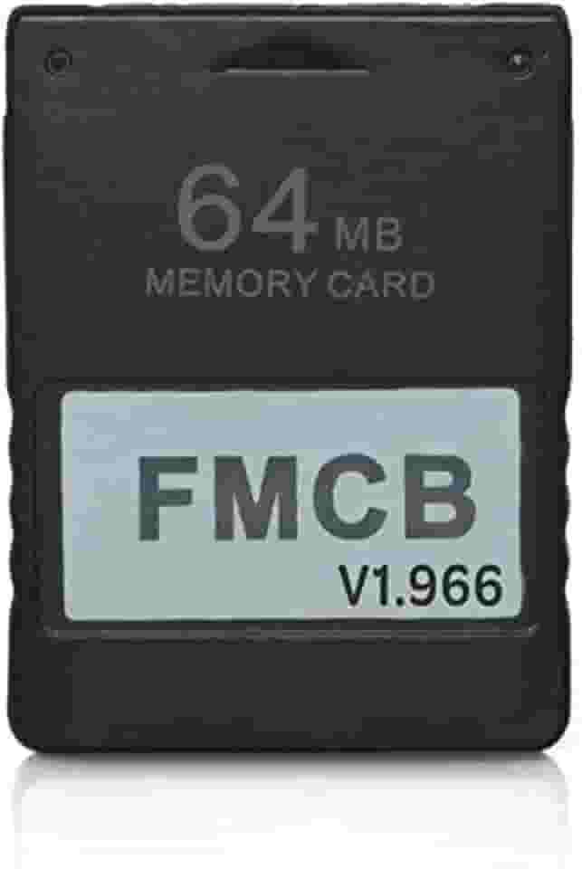 Cartão de memória Rgeek FreeMcBoot FMCB 1.953 PS2 64 MB para Sony PlayStation 2 PS2, basta ligar e usar, para ajudar você a iniciar jogos no seu disco rígido ou disco USB