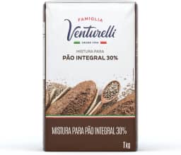 Mistura Pronta Para Pão Integral de 1Kg, Famgilia Venturelli.