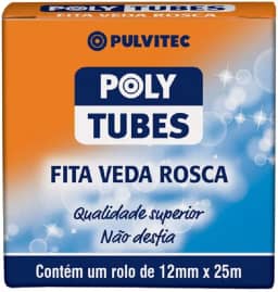 Fita Veda Rosca Polytubes 12 Mm X 25 M Pulvitec