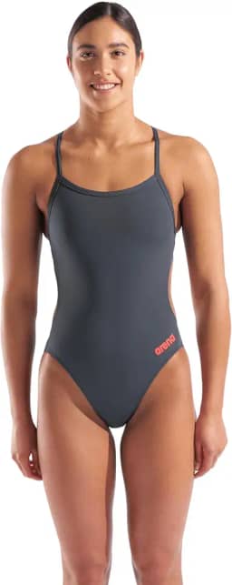 Maiô feminino de desempenho sólido Team Challenge