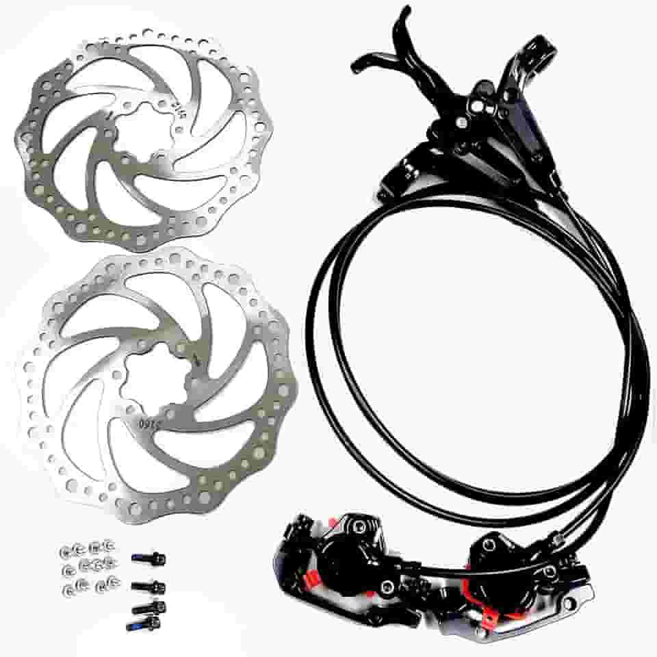 Freio A Disco Hidráulico Yamada DXU-16 Discos 160mm Aros 26 A 29