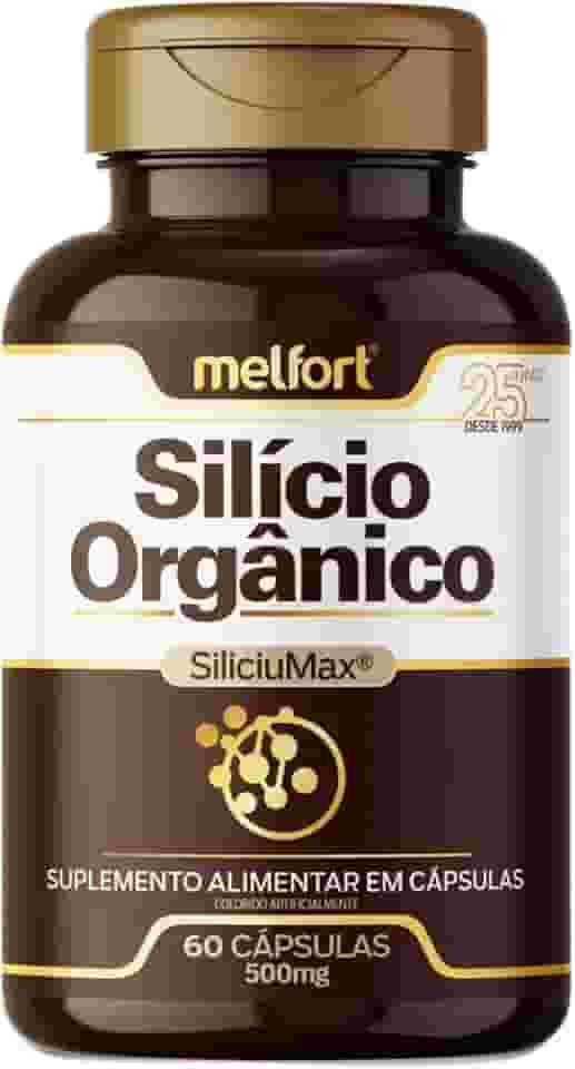 Silício Orgânico 500mg 60 Cápsulas - Original