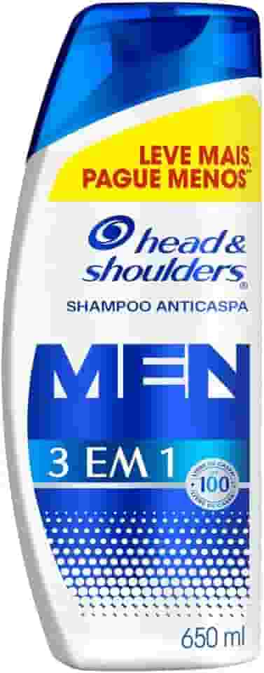 Shampoo Anticaspa Head & Shoulders Men 3 em 1, 650 ml