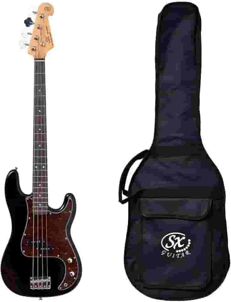 Baixo Sx Spb62 Bk Preto Precision Bass 4 Cordas Com Bag