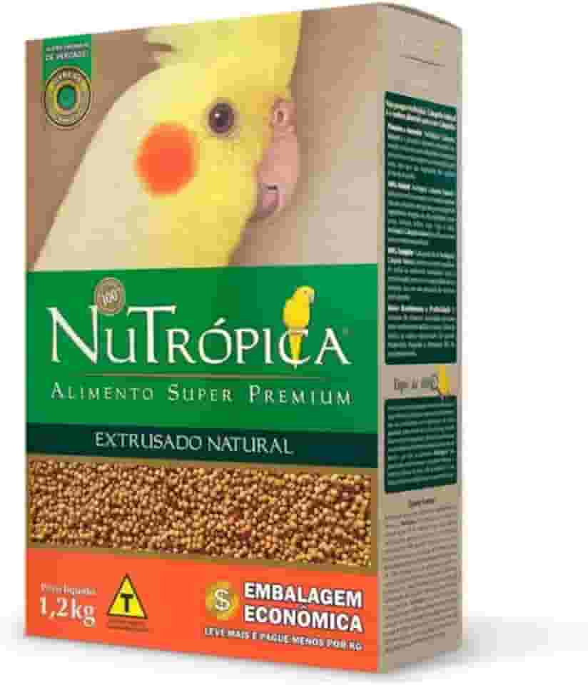 Ração Para Calopsita Extrusado Natural 1,2kg Nutrópica