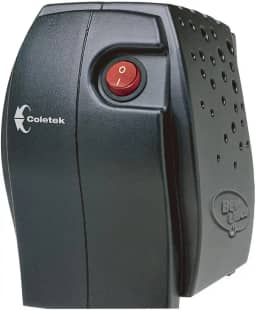 Estabilizador Coletek Bem Ligado ES-300VA-M, Preto, Tensão nominal de entrada/saida 115Volts, 4 Tomadas Padrão NBR 14136, Frequência 60Hz