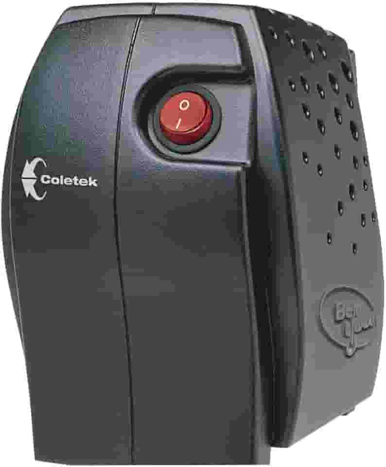 Estabilizador Coletek Bem Ligado ES-300VA-M, Preto, Tensão nominal de entrada/saida 115Volts, 4 Tomadas Padrão NBR 14136, Frequência 60Hz