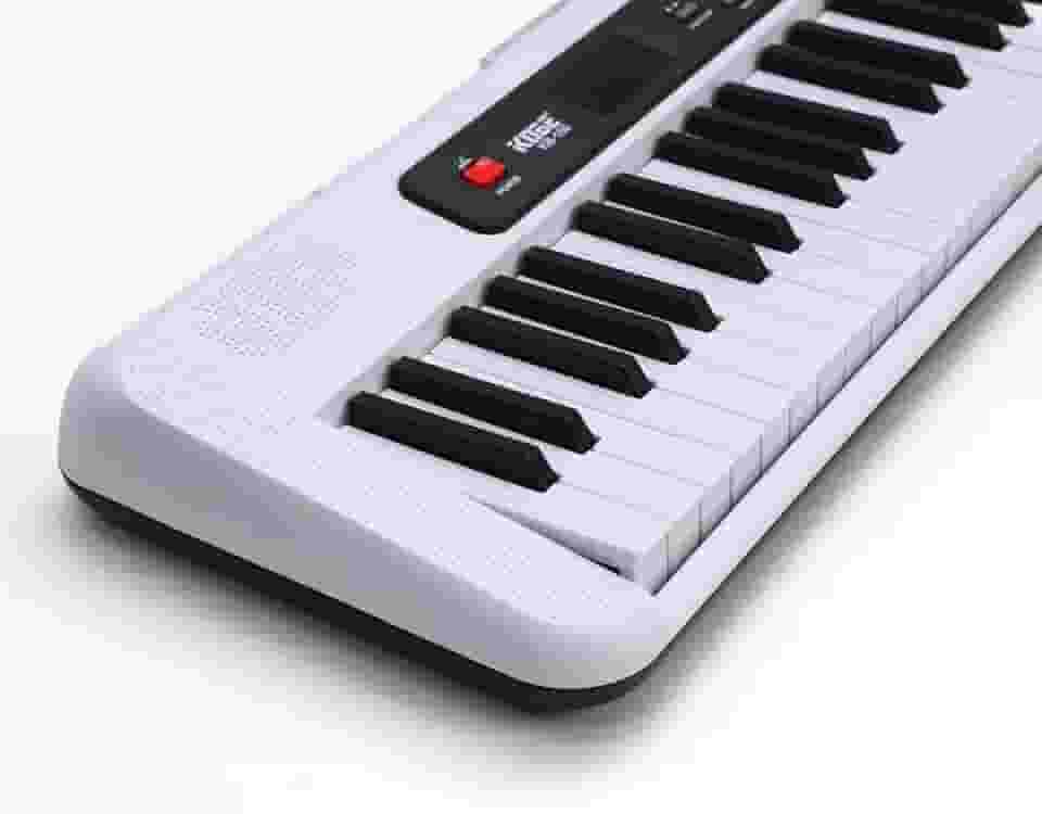 Teclado Kobe Arranjador Estudante KB-150 Branco 61 Teclas Com Fonte