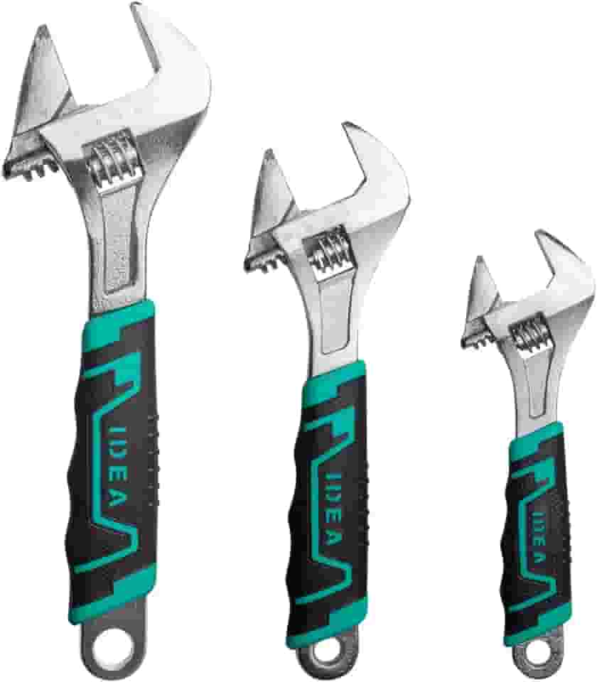 Kit Jogo 3 Chaves Inglesa Boca Ajustável Regulagem Universal