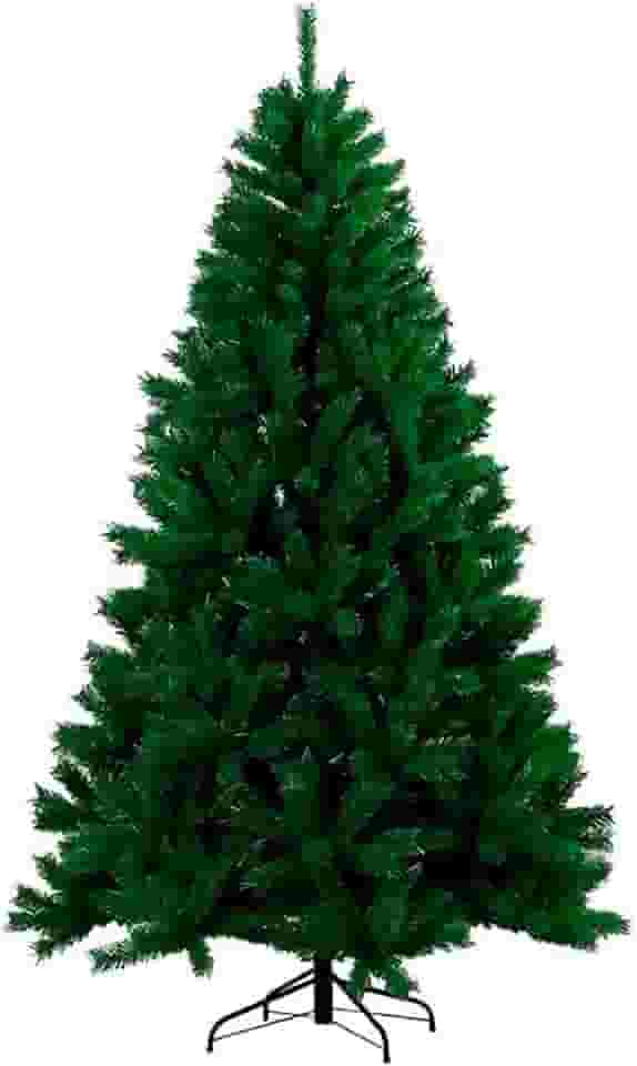 Árvore de Natal Luxo Pinheiro 1,80m 800 Galhos — Cheia, Realista e Elegante Natal Encantador Decoração de Casa Decoração Natalina Inesquecível Base de Ferro Reforçada Resistente Linha Super Premium®