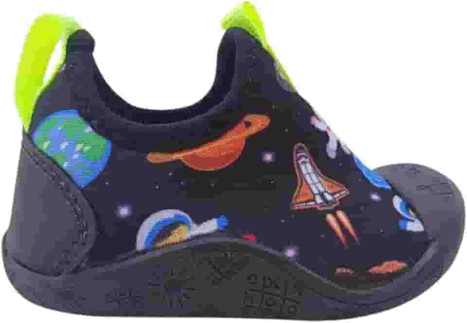 Sapatinho Bebê Menino Calce Fácil Planeta Linha Premium