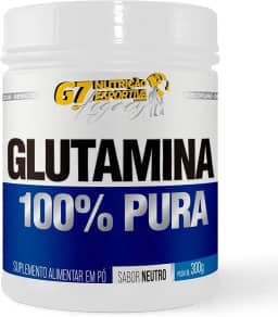 GLUTAMINA 300G 100% PURA - G7 NUTRIÇÃO ESPORTIVA - LEGACY