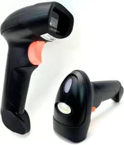 Leitor Código De Barras Sem Fio Wireless Laser Boleto Ean Danfe NF Boleto Bancário Leitura de Tela (Com bluetooth)