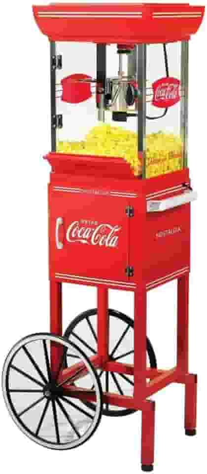 Carrinho de Pipoca Pipoqueira Elétrica Retrô Premium 220V