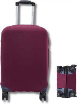 Capa Protetora para Mala de Viagem, Resistente Anti-Risco (Vinho, Pequeno)