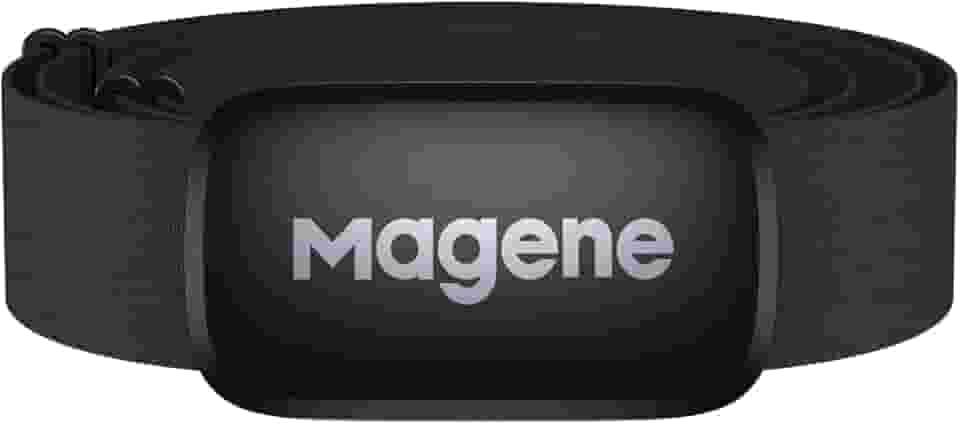 Monitor de frequência cardíaca Magene H64, sensor de frequência cardíaca, cinta peitoral, protocolo ANT+/Bluetooth, compatível com aplicativos iOS/Android (novo H64)