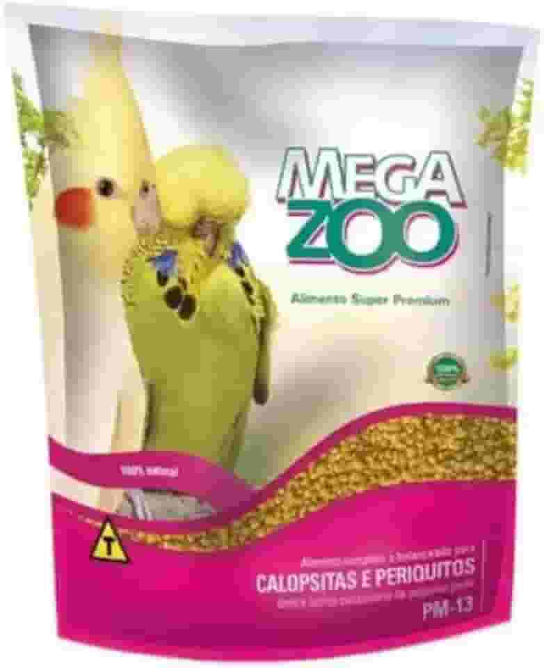 Ração Megazoo para Calopsitas e Periquitos - 350g