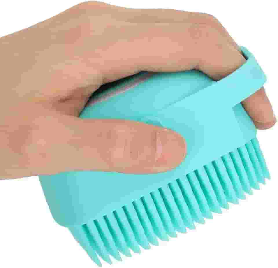 Escova de Pelo Curto para Gatos e Cães - Escova de Banho e Xampu para Animais de Estimação, Pente de Banho