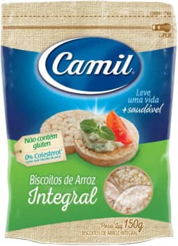 Biscoito de Arroz Integral Camil 150g