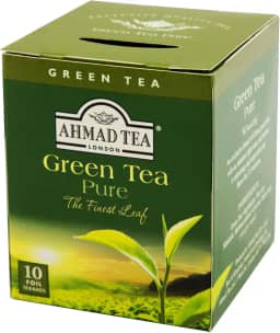 Ahmad Tea London Chá Verde Pure 10 Unidades De 20G