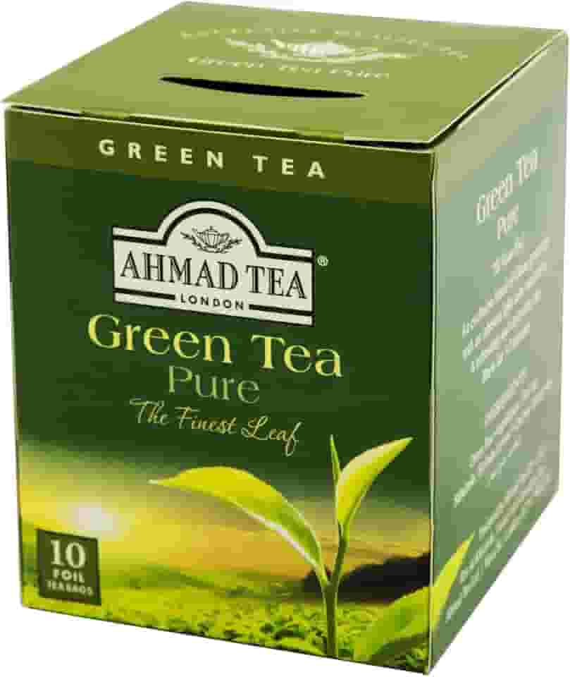 Ahmad Tea London Chá Verde Pure 10 Unidades De 20G