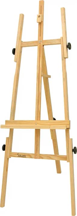 Souza & Cia, Cavalete de Pintura Compacto, Mad. Pinus Luxo (Ref: 4115)