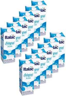 Leite Integral Italac 1L Longa Vida Caixa Fechada 12 Uni