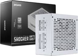 Fonte Gamer Pcyes Shocker Full Modular 500w 80 Plus White - White Ghost - FM500WWG
