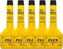 Kit 5 Bardahl Aditivo Combustivel Flex 200ml Gasolina Etanol