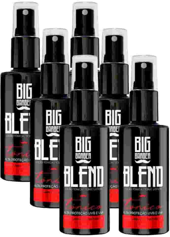 Kit 6x Produto Para Crescer Barba Loção Blend Big Barber